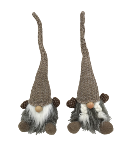 Glückswichtel 35 cm Boy & Girl braun/grau
