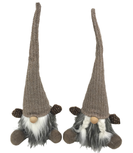Glückswichtel 46 cm Boy & Girl braun/grau