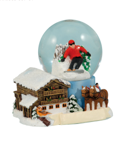 Souvenir Palla di neve 45mm 3D inverno da pers.