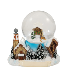 Souvenir Palla di neve 45mm 3D inverno da pers.