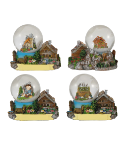 Souvenir Schneekugel & Hof 3 D 45 mm 6 fach
