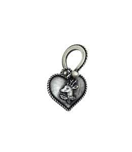 Metallanhänger Reh 3,5 cm