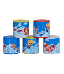 Kuhstimme Kindermotiv Winter und Schrift personalisiert 96 S