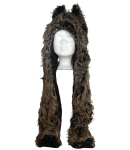 Cappuccio "Ötzi" lupo lungo 1 colore
