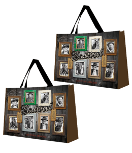 Shopping Bag 37x53x16cm Südtirol Nostalgie braun