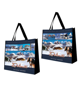 Shopping Bag 40x40x16 cm Dolomiti Winter Mehrbild