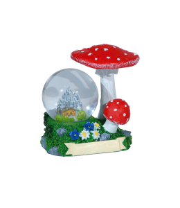 Souvenir Schneekugel & Pilz 3D 45 mm 4fach sort.