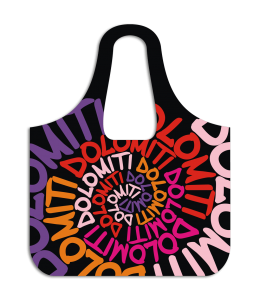 Robin Ruth Tasche ANGELA L 30x50 cm rot/grau/pink