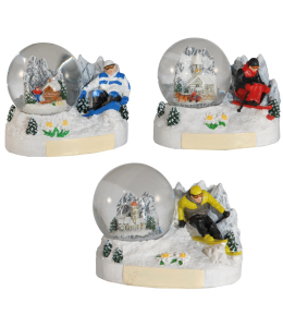 Souvenir calamita inverno Sport 3 D 45mm 3 ass