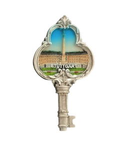 Souvenir Empire Magnet Schlüssel silver "Stuttgart