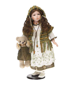 Porzellan Sammlerpuppe 65cm "Maxime"