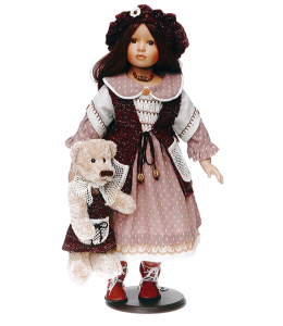 Porzellan Sammlerpuppe 65cm "Ella"