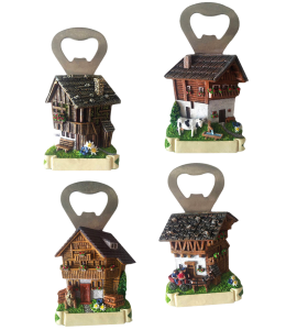 Souvenir Magnet FÖ Sommerhaus & Schleife 4fach