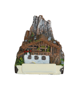 Souvenir Berghütte & Violet Türme 6 cm