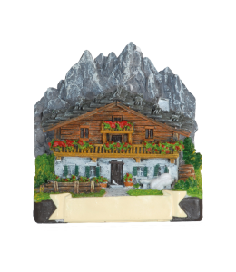 Souvenir Berghütte Sommer 6 cm