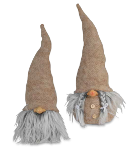 Glückswichtel 34cm Boy & Girl beige Mütze
