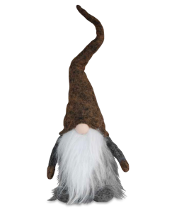 Glückswichtel 52cm Boy braune Mütze
