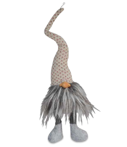 Glückswichtel 44cm Boy Hängefüsse crem mit Pois