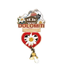 Metallmagnete Dolomiti Sommer mit Schleife 6cm