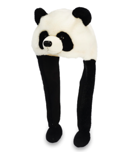 Plüsch Mütze Funny Hat Panda 55 cm