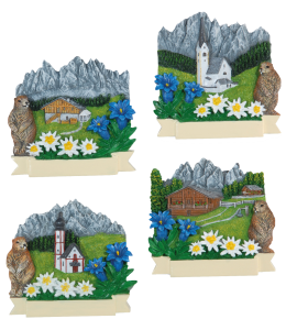 Souvenir Magnet Sommer Murmel/Landsch.Schleife 4f