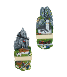 Souvenir Magnet Sommer Felsen & Schleife 4fach