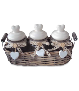 Alpine Home Decor 29x11x15cm 3er Set