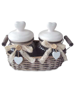 Alpine Home Decor 21x11x15cm 2er Set