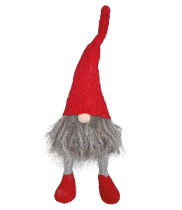 Glückswichtel 35cm Boy Hängefüsse Rot
