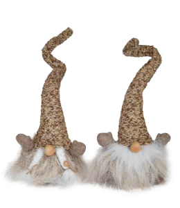 Glückswichtel 38cm Boy & Girl gold Mütze 2fach sort.