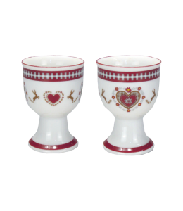 Porzellan Eihalter Landhausdesign 5cmx6,5cm