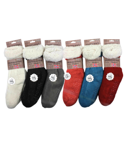 Hüttensocken ABS Extra Soft 43-46 6 farben sort.