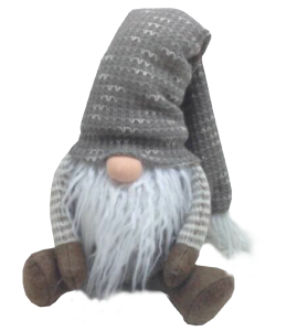 Glückswichtel 50cm Boy sitzend "Braun"