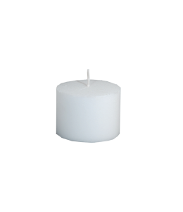 Kerzen weiß 8,8x8cm (2Stück/Packung)