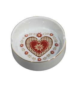 Porzellan Aschenbecher 11 cm Landhausdesign