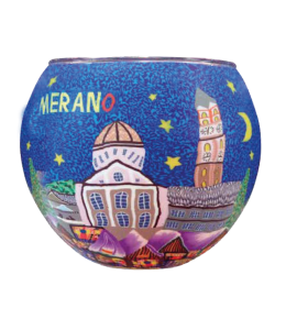 Leuchtgläser (handbemalt) 10,5 cm Meran