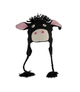Tiermützen Kuh Wolle