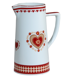 Porzellan Wasserkrug 0,5l Landhausdesign