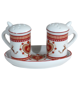 Porzellan Salz und Pfeffer Landhausdesign