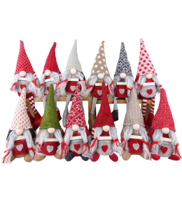 Glückswichtel Sortiment Hängefüße 22/34cm & Holzschild