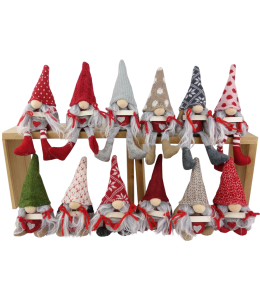 Glückswichtel Sortiment Hängefüße 14/22cm & Holzschild