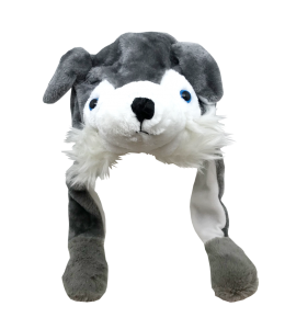 Berretto Funny Hat Husky da stringere con orecchie mobili