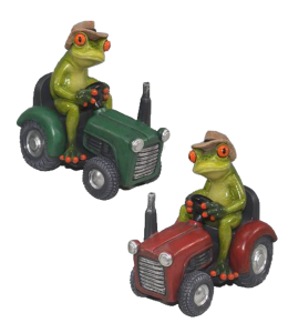 "Happy Frogs" 16x15 cm auf Traktor 2 fach sortiert