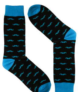 "Crazy Socks" One Size motivo baffetti