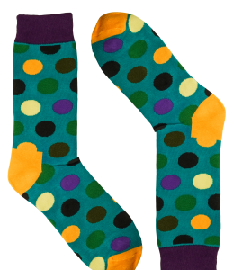 "Crazy Socks" One Size con puntini