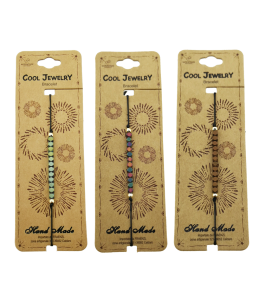 Cool Jewelry Bracelet Hämatit Würfelperlen 3 fach sort.