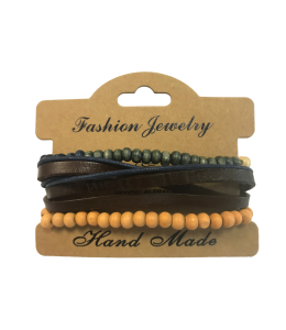 Fashion Jewelry Braccialetto in cuoio