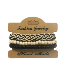 Fashion Jewelry Braccialetto in cuoio