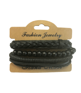 Fashion Jewelry Braccialetto in cuoio