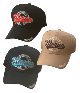 Basecaps Meran 3 fach sortiert schwarz/blau/beige
